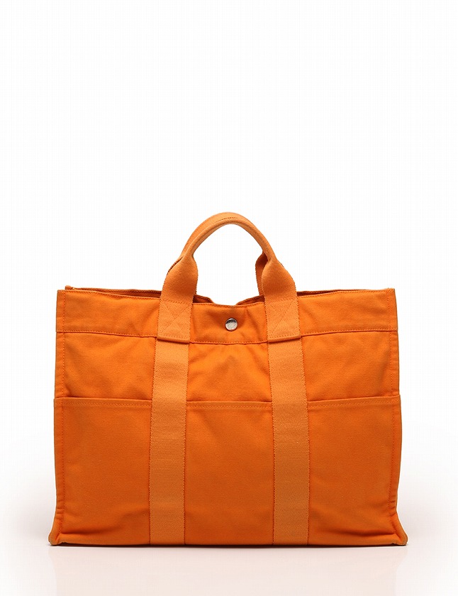 エルメス HERMES トートバッグ ハンドバッグ フールトゥ MM オレンジ 