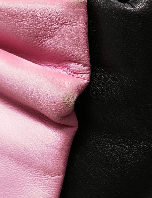 プラダ PRADA ハンドバッグ ショルダーバッグ 黒 ブラック ピンク  