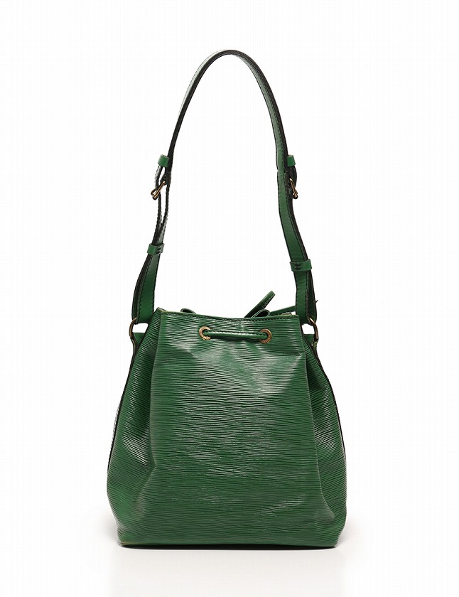 ルイヴィトン LOUIS VUITTON ショルダーバッグ 巾着バッグ プチノエ 緑