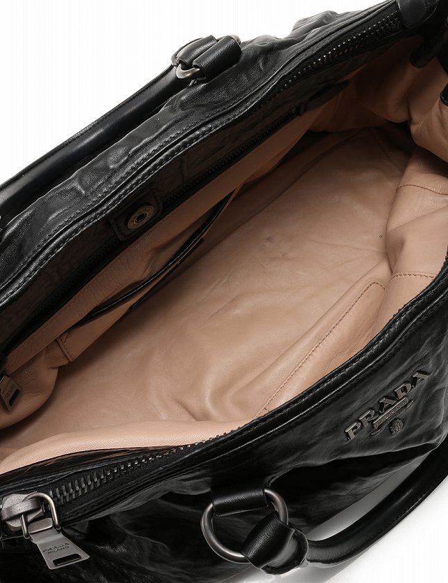 プラダ PRADA ハンドバッグ ショルダーバッグ 黒 ブラック