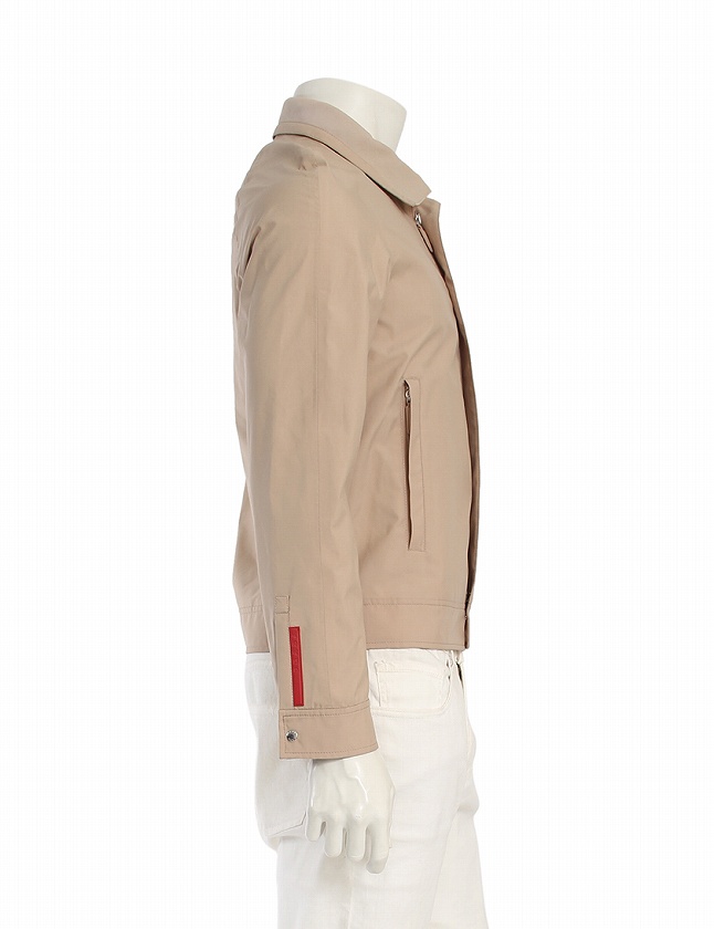 プラダスポーツ PRADA SPORT ブルゾン スウィングトップ ベージュ S