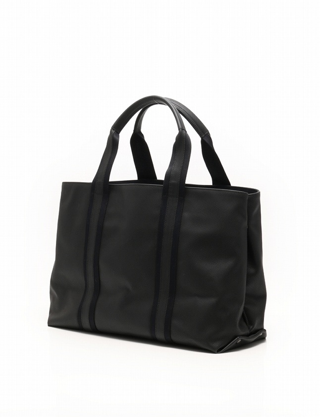 BOTTEGA VENETA ブラック トートバッグ ブラックスモール イントレチャート ファスナー トートバッグ