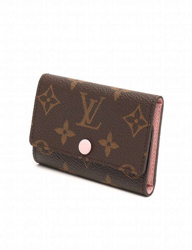 ルイヴィトン Louis Vuitton キーケース ミュルティクレ 6連 モノグラム ローズバレリーヌ 茶色 ピンク 小物 M 保存袋付き レディース 114 ベクトルパーク