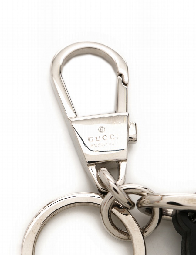 グッチ GUCCI キーホルダー チャーム マドモアゼル 黒 ブラック 赤 