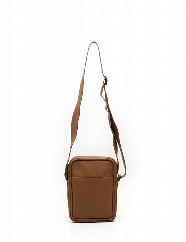 ボッテガヴェネタ BOTTEGA VENETA ショルダーバッグ 茶色 ブラウン PVC 