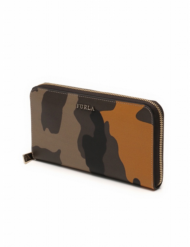 フルラ FURLA 長財布 ラウンドファスナー 黒 グレー ベージュ  