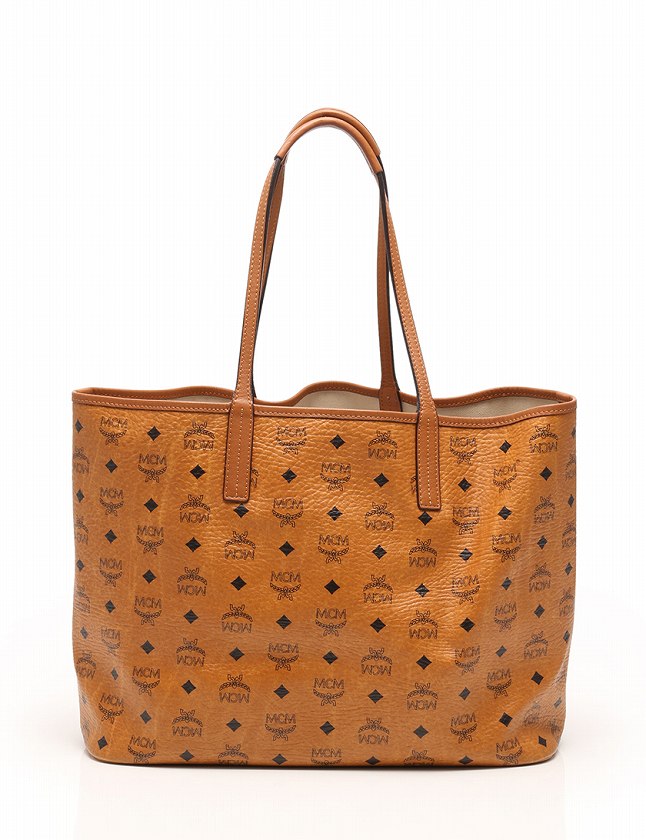 エムシーエム MCM トートバッグ ショルダーバッグ 茶色 ブラウン 黒 総 