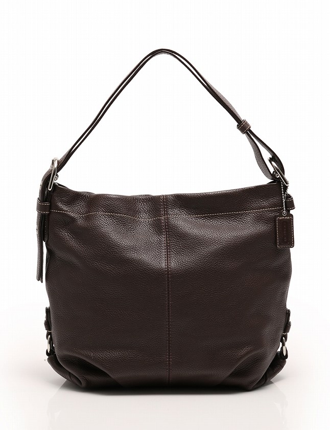 コーチ COACH ショルダーバッグ 茶色 ダークブラウン レザー F15064 