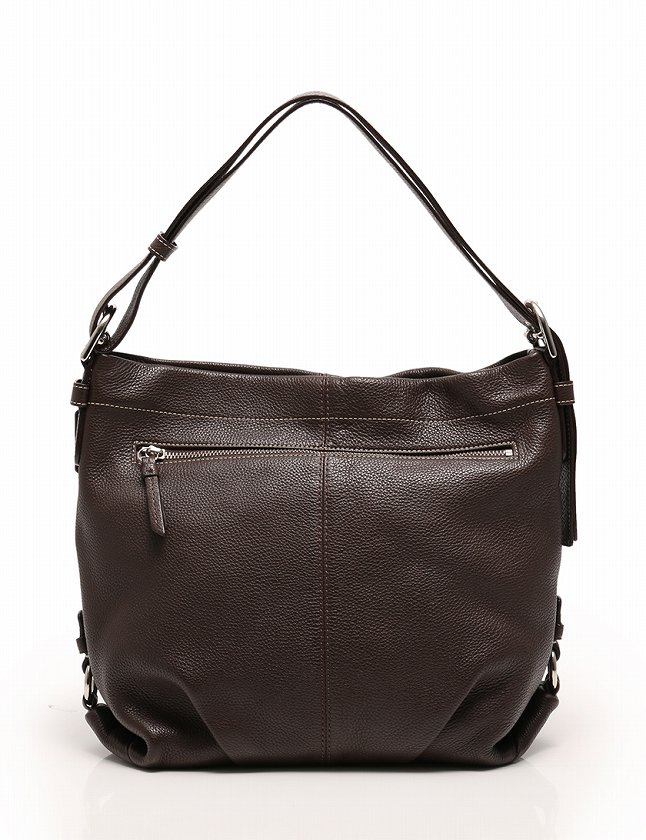 コーチ COACH ショルダーバッグ 茶色 ダークブラウン レザー F15064 