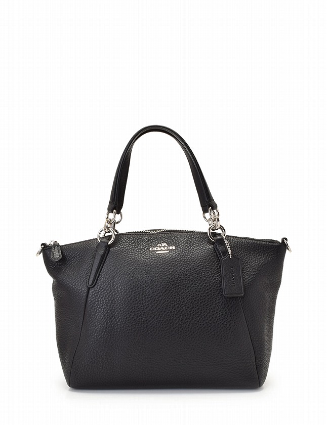 コーチ COACH ハンドバッグ ショルダーバッグ 黒 ブラック シルバー 