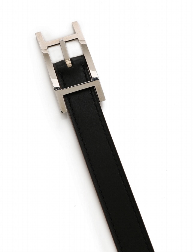 エルメス HERMES ベルト 革ベルト アピ 3 カンタン 黒 茶色 ゴールド