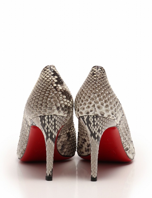 クリスチャンルブタン Christian louboutin パンプス ヒール グレー 黒 