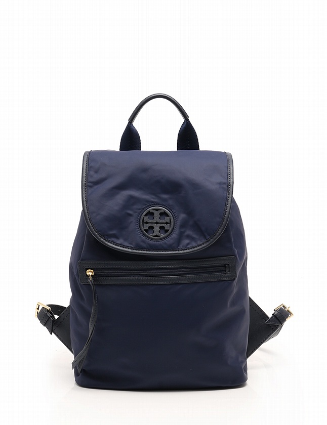 トリーバーチ TORY BURCH バックパック リュック ネイビー 紺 ナイロン 