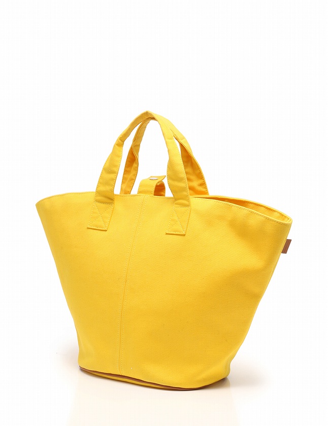 HERMES カバックPM トート ハンドバッグ イエロー系×ベージュ系 口P刻 HERMES エルメス ガーデンパーティTPM トートバッグ キャンバス