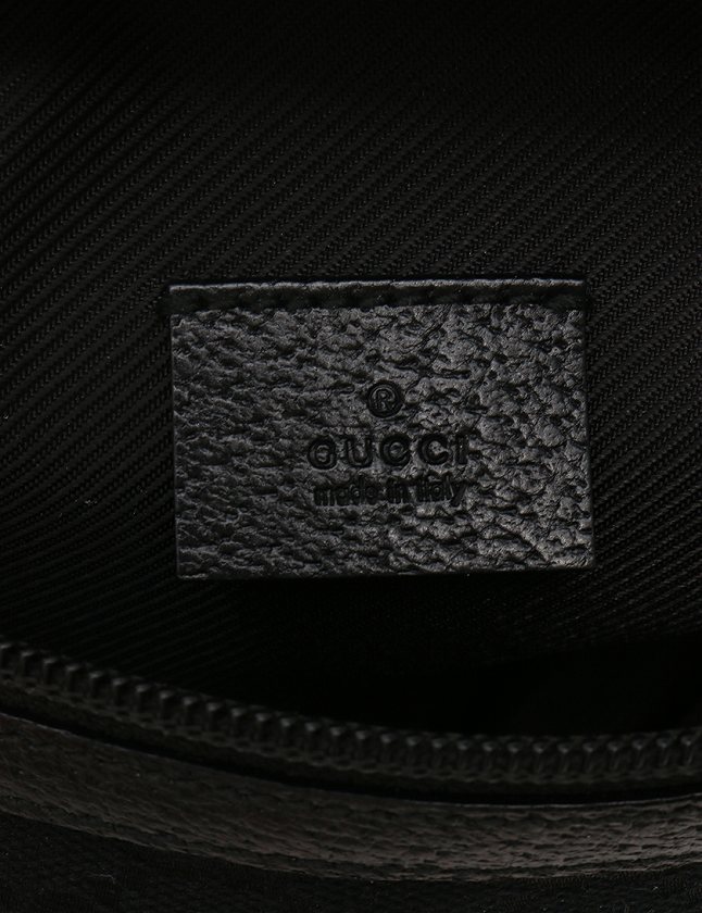 GUCCI グッチ ポーチ GG ロゴ キャンバス ポーチ コスメポーチ 黒 GUCCI グッチ GGキャンバス ブラウン×ブラック 化粧ポーチ