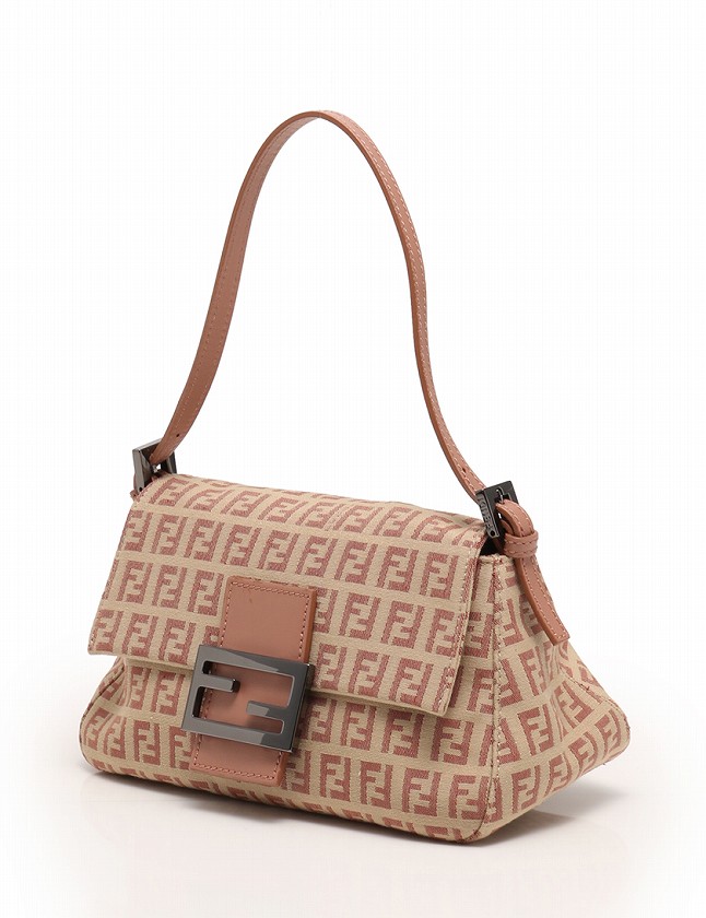 フェンディ FENDI ハンドバッグ ミニマンマ ズッキーノ ベージュ 