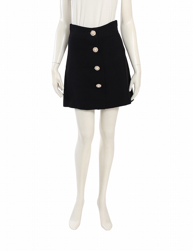 ミュウミュウ miumiu セットアップ スーツ ジャケット スカート 黒  