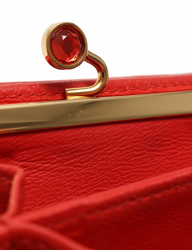 ミュウミュウ miumiu 財布 二つ折り マテラッセ オレンジ 小物