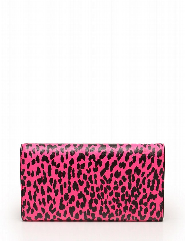 サンローラン パリ SAINT LAURENT PARIS 長財布 ピンク 黒 小物 