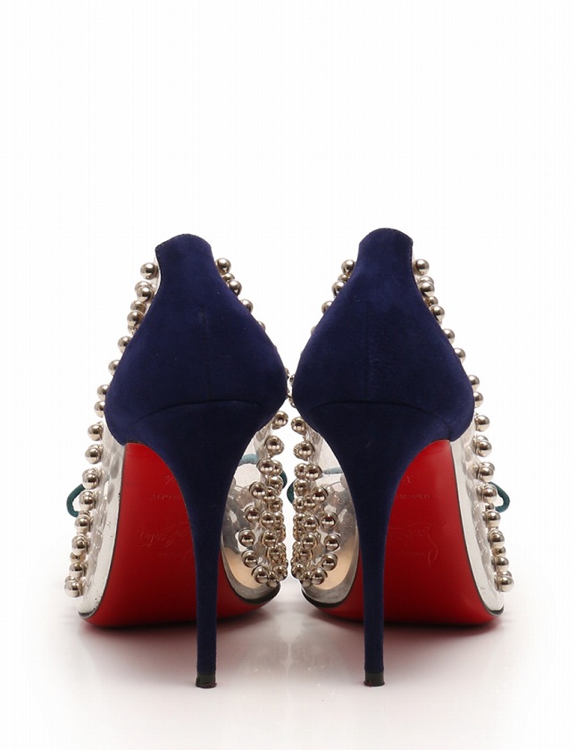 クリスチャンルブタン Christian louboutin パンプス ヒール クリア 