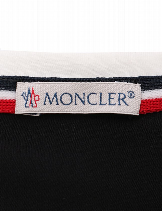 モンクレール MONCLER Tシャツ カットソー スリムフィット 黒 ブラック 