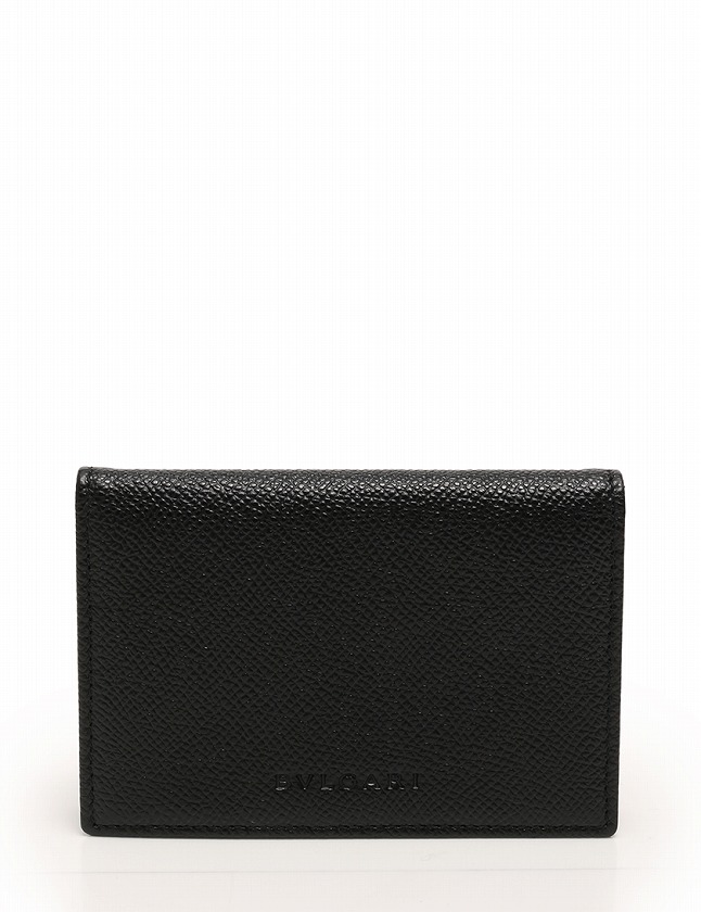 ブルガリ BVLGARI 名刺入れ カードケース 黒 ブラック 小物