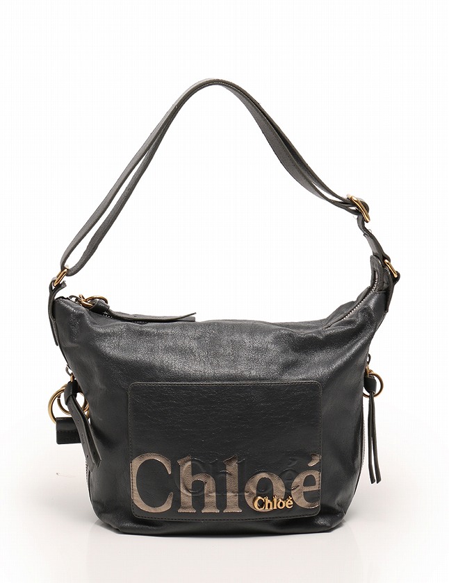 お値下げ＊Chloe 寂しい クロエ レザー クラッチ バッグ ロゴ