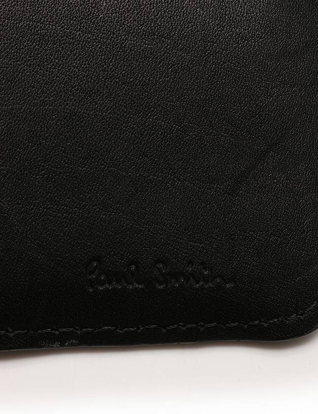 ポールスミス PAUL SMITH 財布 二つ折り ラウンドファスナー 黒