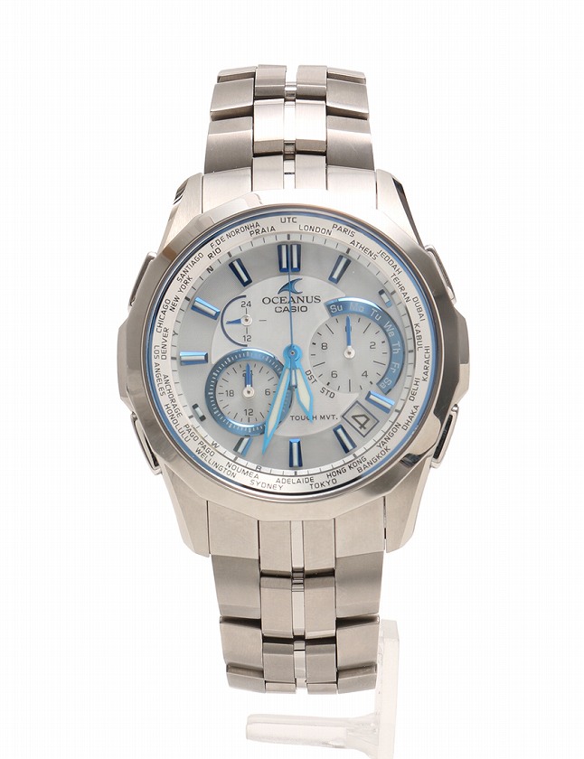 オシアナス OCEANUS 腕時計 オシアナス クロノグラフ ソーラー電波 