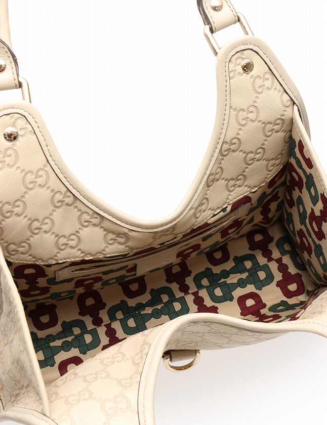 GUCCI アイボリー レザー ハンドバッグ 保存袋付き 楽天市場】【バッグ】GUCCI グッチ グッチシマ ハンドバッグ