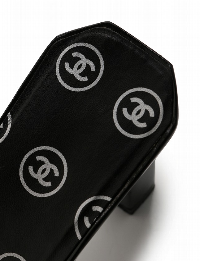 CHANEL シャネル　ブラック ミュール 35 楽天市場】シャネル サンダル ミュール CCロゴ ブラック