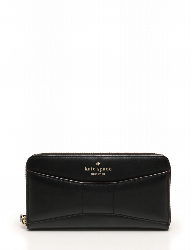 ケイトスペード KATE SPADE 長財布 ラウンドファスナー 黒 ブラック