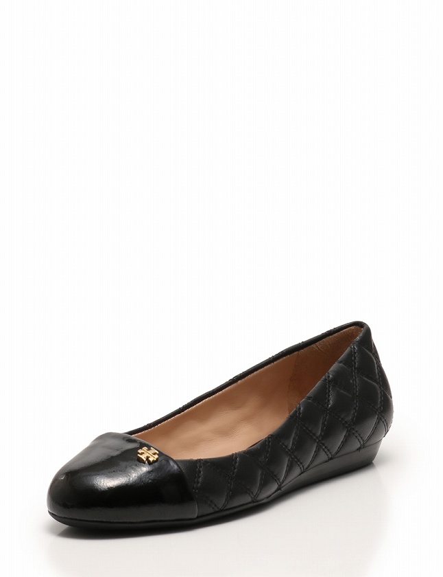 美品 TORY シリアス BURCH トリーバーチ パンプス 24.5 7.5 ブラック 