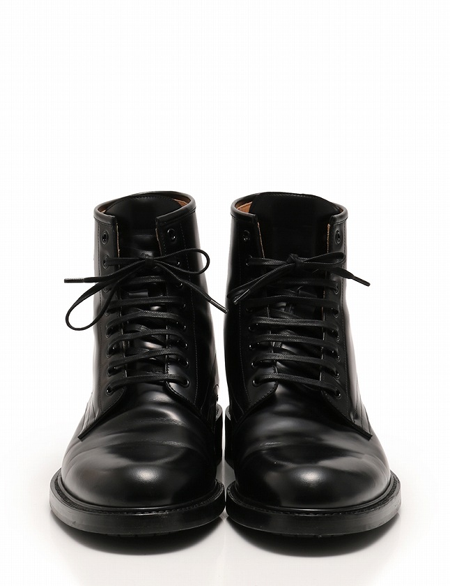 ルイヴィトン LOUIS VUITTON アンクルブーツ ヴォルテールライン 黒