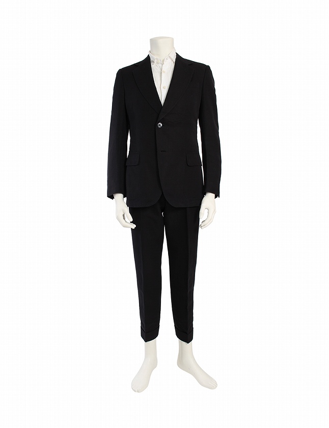 グッチ GUCCI セットアップ スーツ ジャケット パンツ 黒 ブラック M  