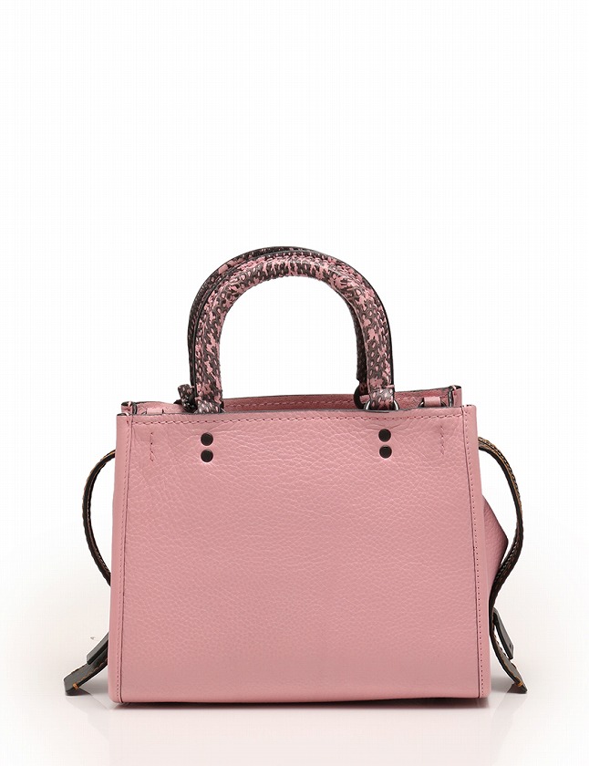 ❤ COACH ローグ25 限定モデル 59235ピンクレザー× スネーク ❤