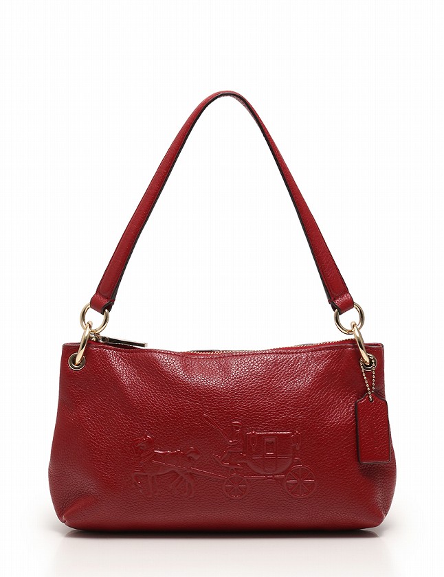 良品 コーチ COACH ショルダーバッグ 33521 ハンドバッグ 2WAY コーチ COACH ハンドバッグ ショルダーバッグ 赤 レッド レザー 33521