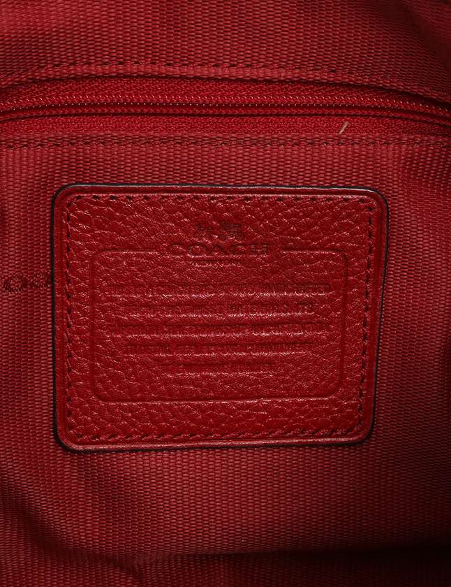 コーチ COACH ハンドバッグ ショルダーバッグ 赤 レッド レザー 33521