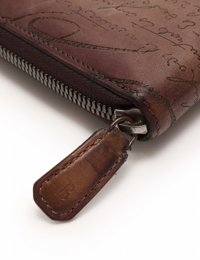 ベルルッティ Berluti 長財布 ティネオ カリグラフィ ラウンド 