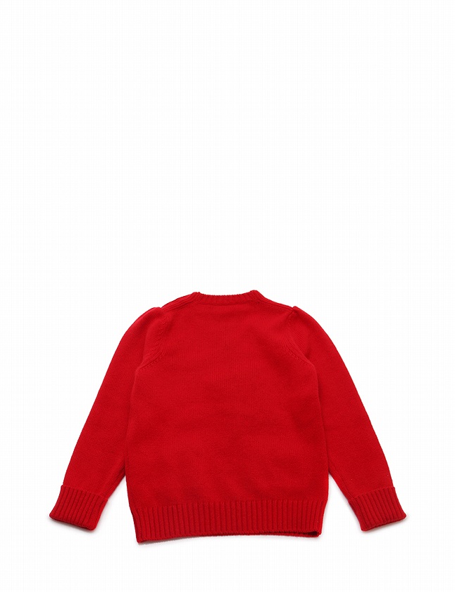 ルイヴィトン LOUIS VUITTON ニット セーター 赤 レッド ゴールド  