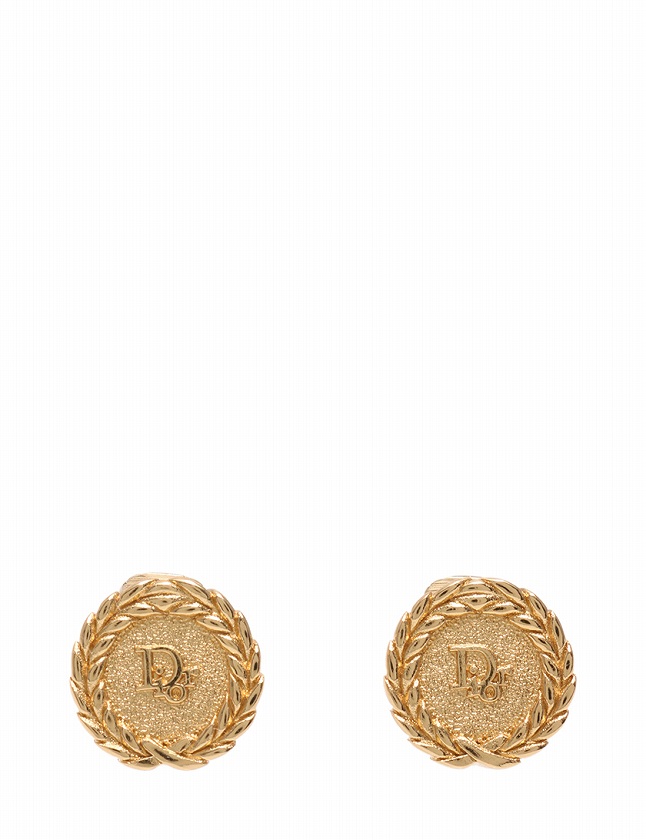 クリスチャンディオール Christian Dior イヤリング ゴールド 