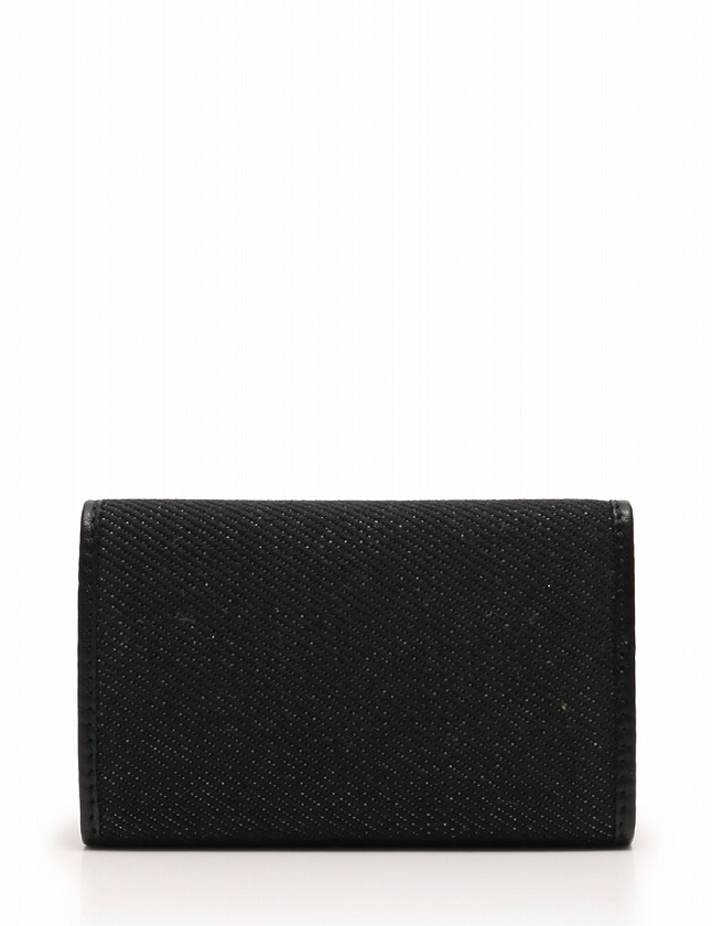 グッチ GUCCI キーケース 6連 黒 ブラック 小物 キャンバス レザー