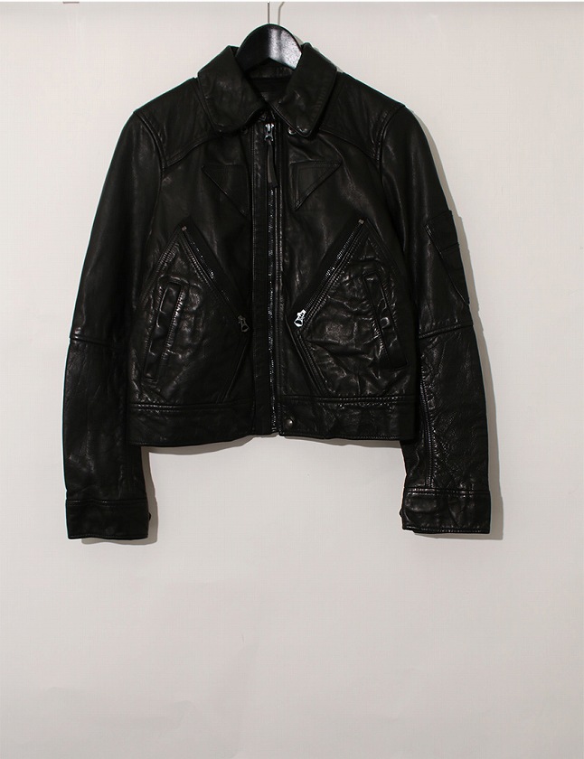 Polo Ralph Lauren ブラックレザージャケット Polo by Ralph Lauren【M】レザージャケット ブラック 黒