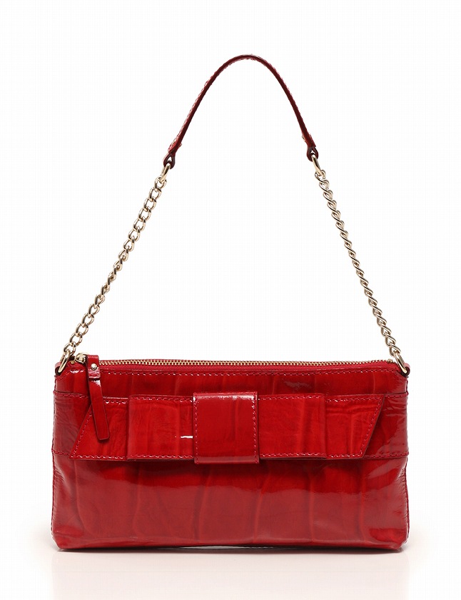 ケイトスペード KATE SPADE ショルダーバッグ チェーン 赤 レッド 