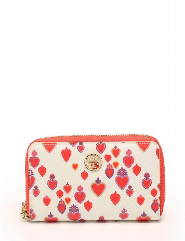 未使用 TORY BURCH 狭 長財布 ベビーピンク