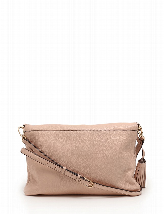 トリーバーチ TORY BURCH ショルダーバッグ ピンクベージュ レザー 