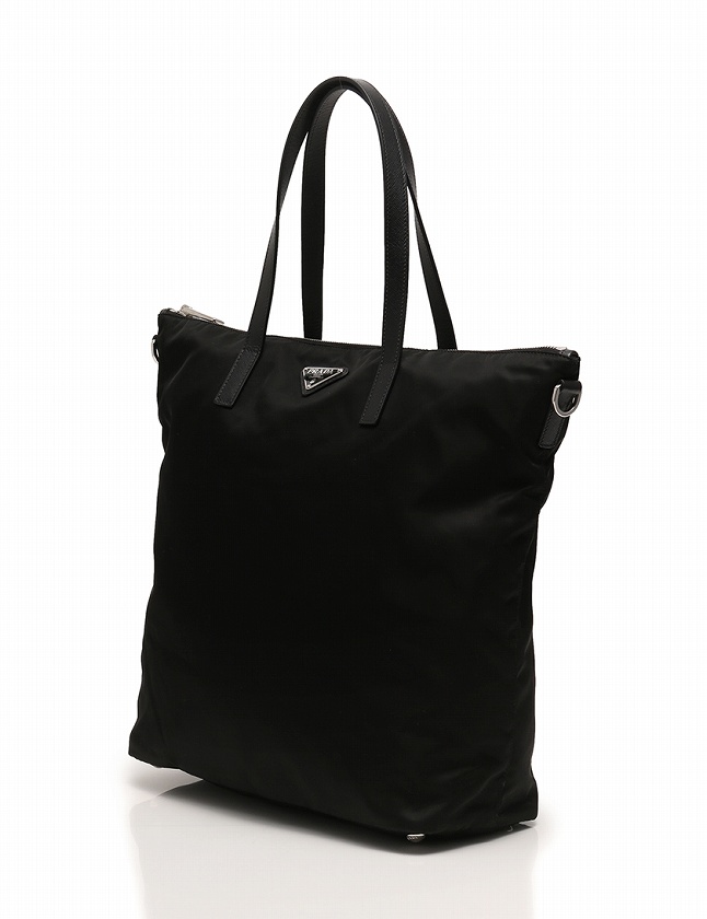 プラダ PRADA トートバッグ ショルダーバッグ 黒 ブラック ナイロン