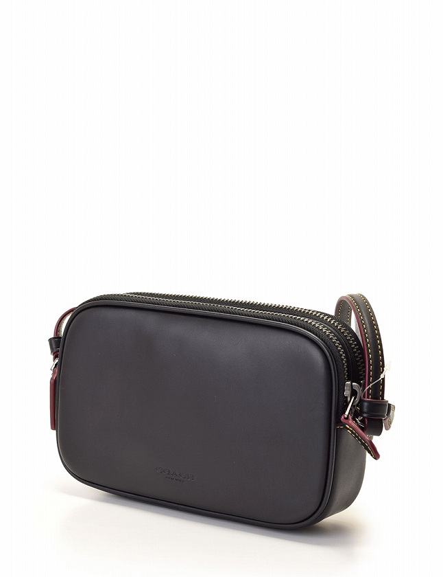 コーチ COACH ショルダーバッグ ポシェット ミッキー 黒 ブラック  