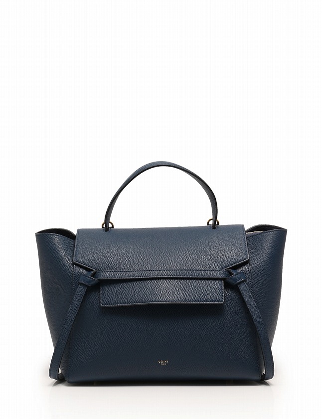 CELINE セリーヌ ベルトバッグ マイクロ ネイビー グレインカーフ