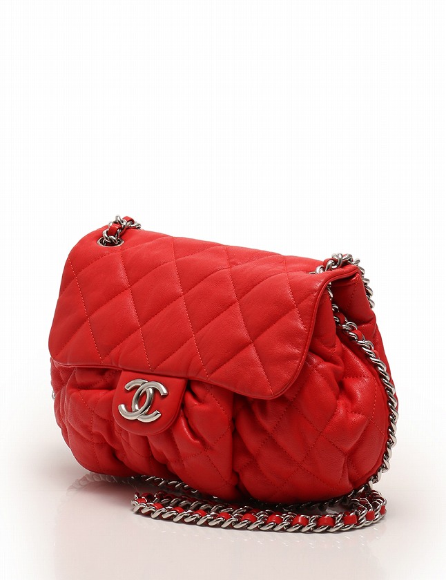 シャネル CHANEL ショルダーバッグ ポシェット マトラッセ チェーン 